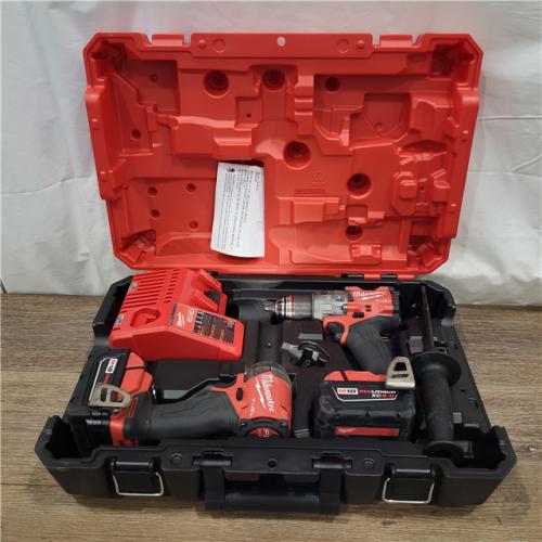 AS-IS M18 FUEL 18V Lithium-Ion Brushless Cordless Hammer Drill and Impact Driver Combo Kit (2-Tool) with 2 Batteries