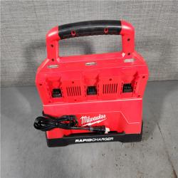 HOUSTON LOCATION - AS-IS Milwaukee M18 Packout Six Bay Rapid Charger (TOOL ONLY)