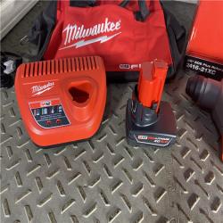 HOUSTON LOCATION - AS-IS M12 FUEL 12V Lithium-Ion Brushless Cordless 5/8 in. SDS-Plus Rotary Hammer Kit with One 4.0Ah Battery and Bag