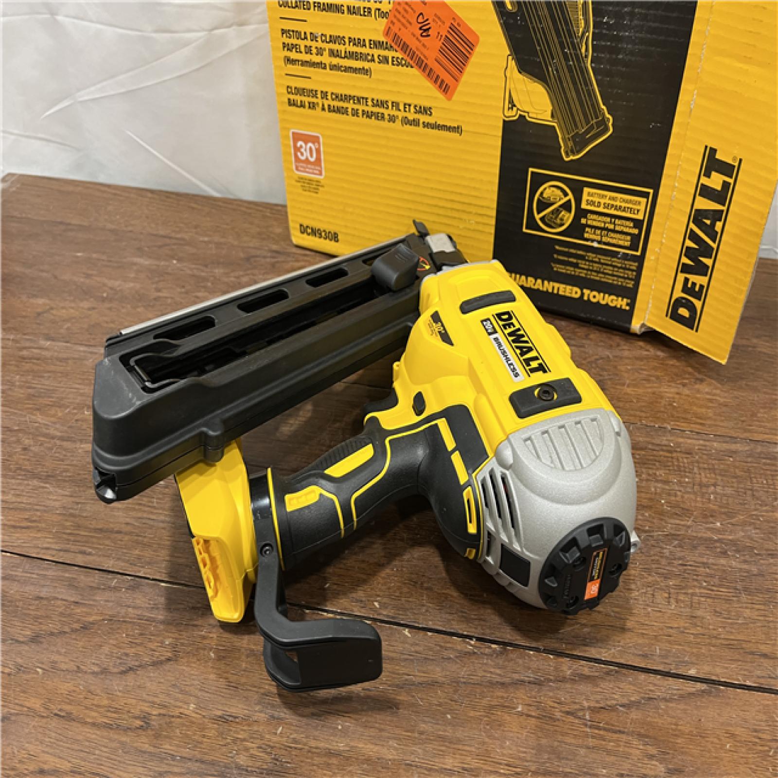 AS-ISDEWALT 20-Volt 30Â° Cordless Framing Nailer (Tool-Only)