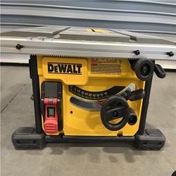 AS-IS DEWALT 15 Amp Corded 8-1/4 in. Compact Portable Jobsite Tablesaw (Stand Not Included)