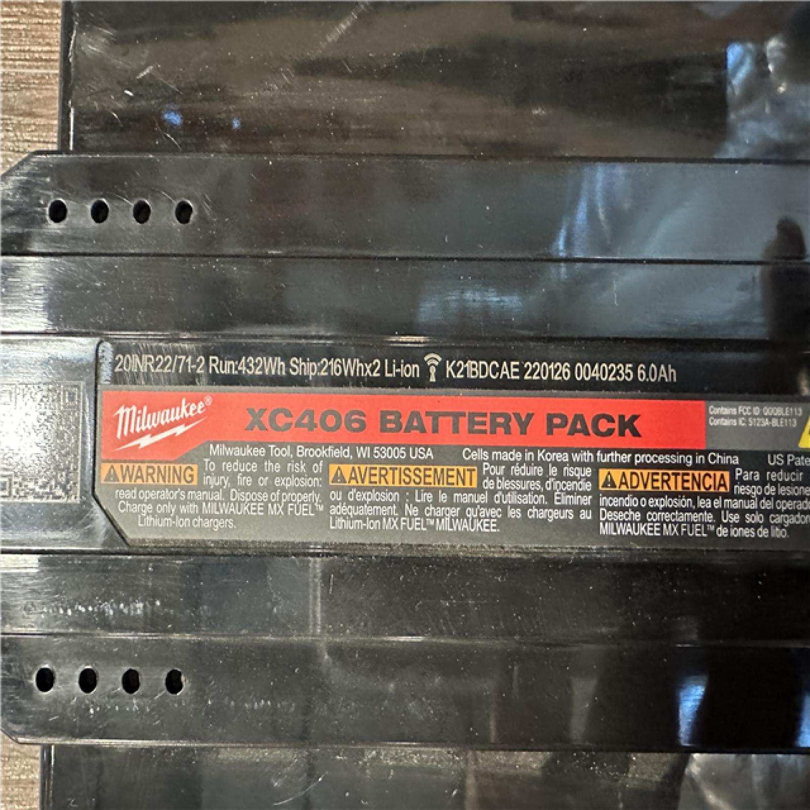 California AS-IS Milwaukee XC406 Battery Pack