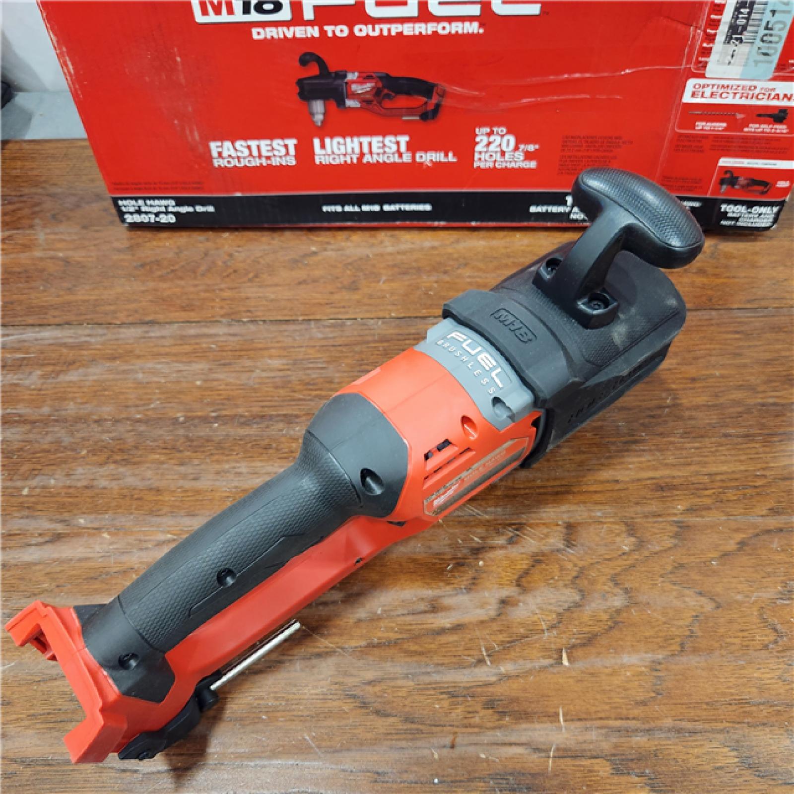 AS-IS Milwaukee M18 18V Fuel Hole Hawg 1/2  Right Angle Drill 2807-20