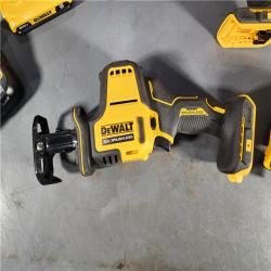 HOUSTON LOCATION - AS-IS DeWalt 20V MAX ATOMIC Cordless Brushless 4 Tool Combo Kit