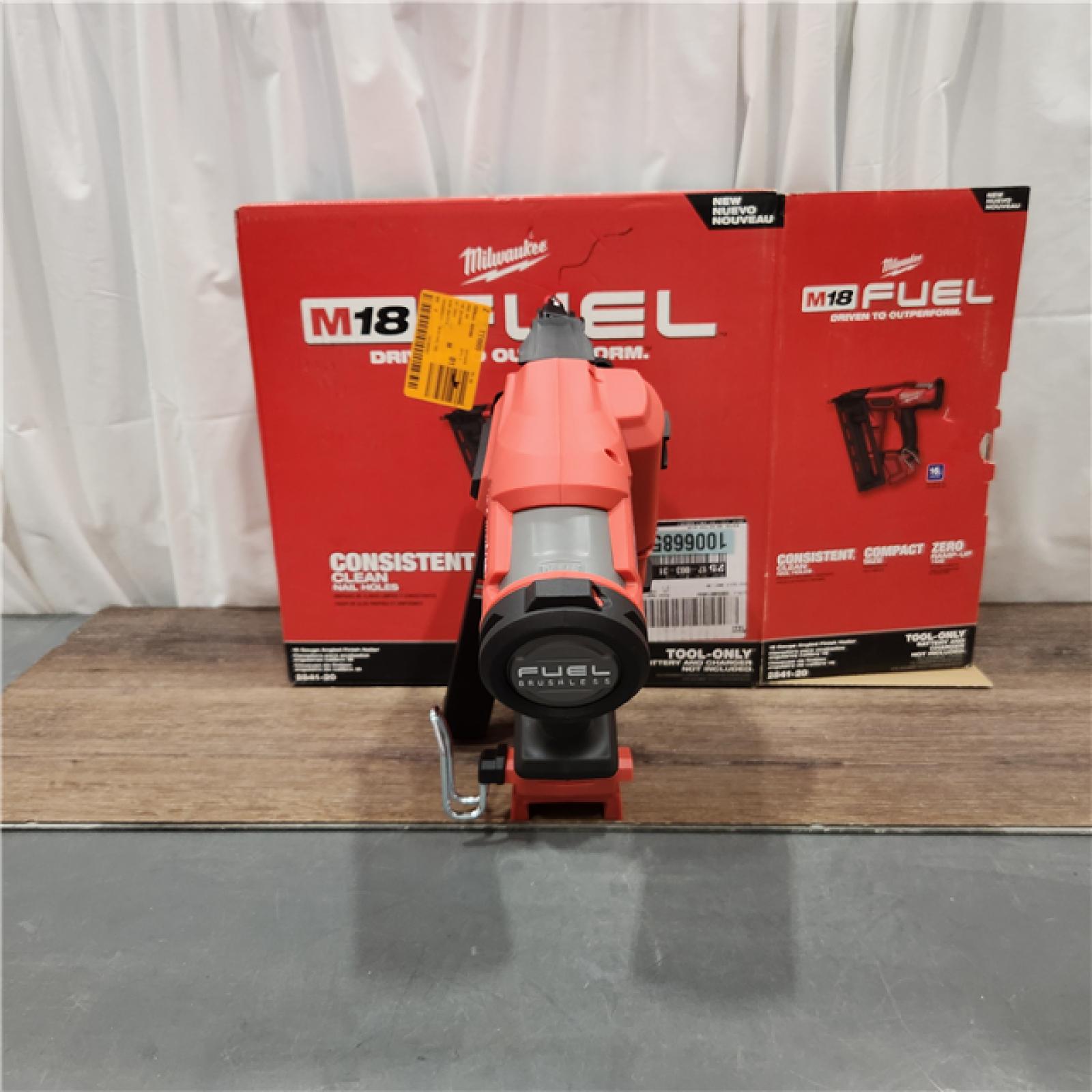 AS IS Milwaukee 2841-20 18V Cordless Gen II 16 Gauge Angled Finish Nailer (Tool Only)