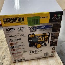 Dallas Location - As-Is Champion 201279 5300W Dual Fuel Generator