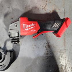 HOUSTON LOCATION - AS-IS (APPEARS LIKE NEW) Milwaukee 2880-20 M18 FUEL 18-Volt Lithium-Ion Brushless Cordless 4-1/2 in./5 in. Grinder W/Paddle Switch (Tool-Only)