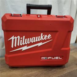 AS-IS Milwaukee 2904-22 Hammer Drill Driver Kit with Batteries  Charger & Tool Case  Red