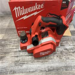 AS-IS Milwaukee M18 18-Volt Lithium-Ion Cordless 3-1/4 in. Planer (Tool-Only)