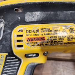 AS-IS DeWalt DCF630B 20V Cordless Brushless Screw Gun (Tool Only)