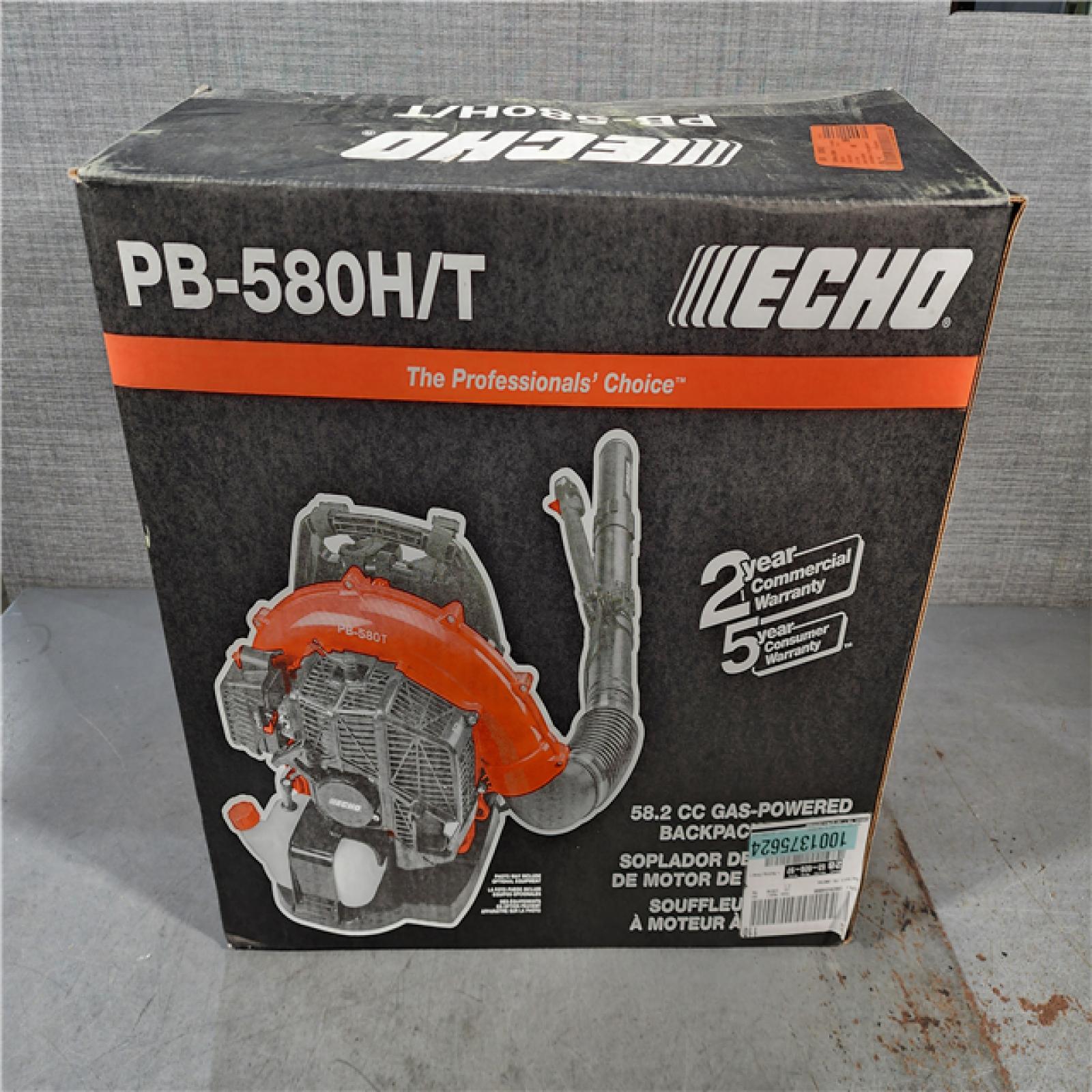 HOUSTON LOCATION - AS-IS ECHO 216 MPH 517 CFM 58.2cc Gas 2-Stroke Backpack Leaf Blower with Tube Throttle