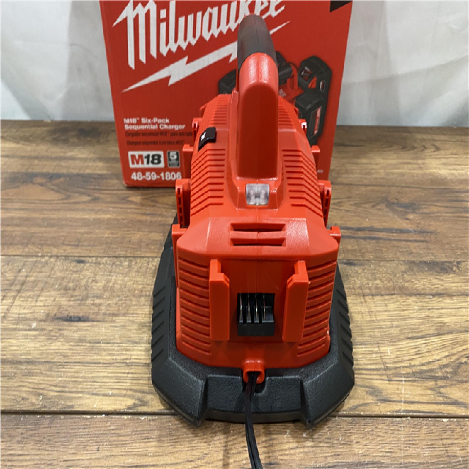 AS -IS Milwaukee 48-59-1806 M18 Six Pack Sequential Charger