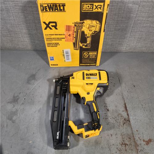 HOUSTON LOCATION - AS-IS DEWALT 20V MAX XR 16-Gauge Lithium-Ion Cordless Finish Nailer (Tool Only)