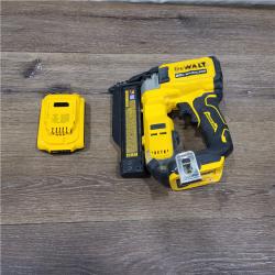 AS-IS DeWALT DCN681D1 20-Volt MAX 18ga Cordless Brushless Narrow Crown Stapler Kit