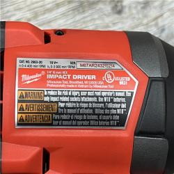 AS-IS Milwaukee M18 FUEL 18V Lithium-Ion Brushless Cordless Hammer Drill and Impact Driver Combo Kit (2-Tool) with 2 Batteries