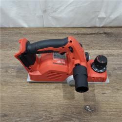 AS-IS Milwaukee M18 18-Volt Lithium-Ion Cordless 3-1/4 in. Planer (Tool-Only)