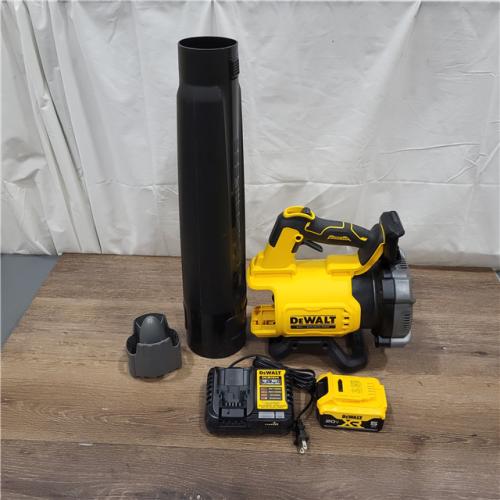 AS-IS DeWalt Brushless Cordless Battery Powered Handheld Leaf Blower KIT