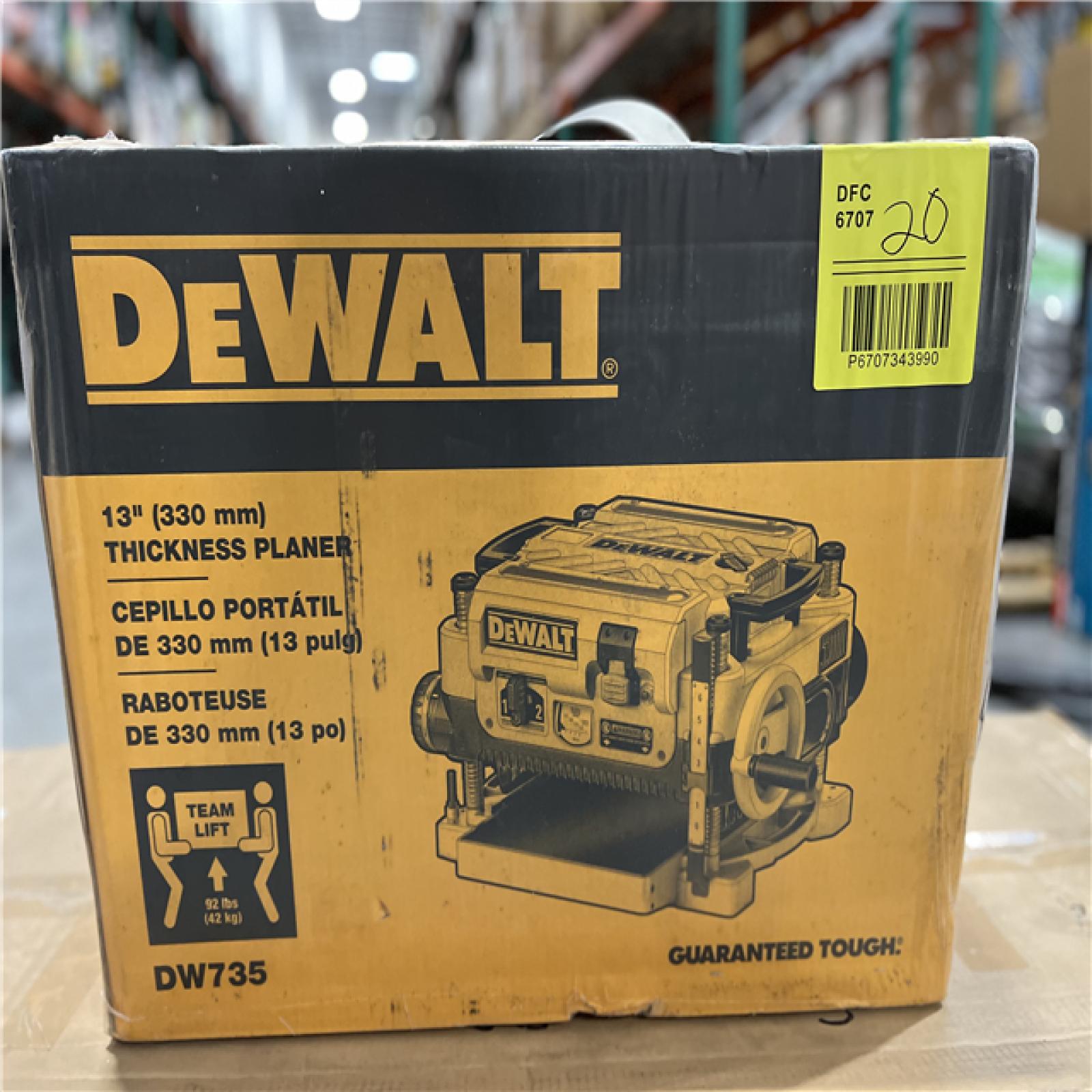 DALLAS LOCATION - DEWALT 15 Amp Corded 13 in. Planer