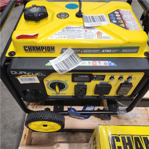 Dallas Location - As-Is Champion 201279 - 4250/5300W Dual Fuel Generator