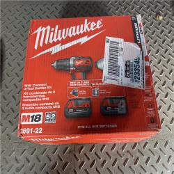 HOUSTON LOCATION - AS-ISMilwaukee Electric Tools 2691-22 MILWAUKEE M18 COMBO KITS