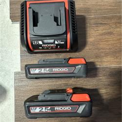 California AS-IS Ridgid Pro Press Tool Kit, Includes 2 Batteries, Charger & Hard Case