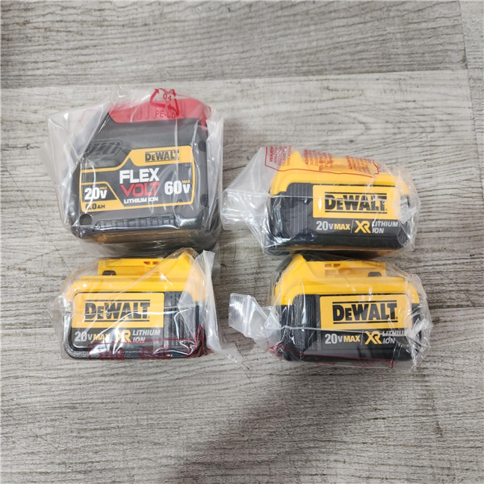 Phoenix Location NEW DEWALT 1800 Watt Portable Power Station and 20-Volt/60-Volt MAX Lithium-Ion Battery Charger with (1) 60V and (3) 20V Batteries