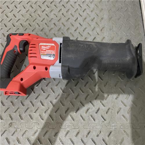 Houston location AS-IS Milwaukee M18 Cordless 18V Sawzall Reciprocating Saw 2621-20 (Bare Tool)