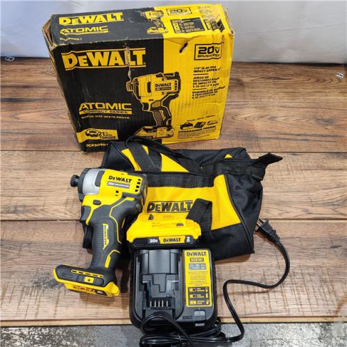 AS-IS DEWALT ATOMIC 20V MAX* Brushless Cordless Compact 1/4 in. Impact Driver Kit