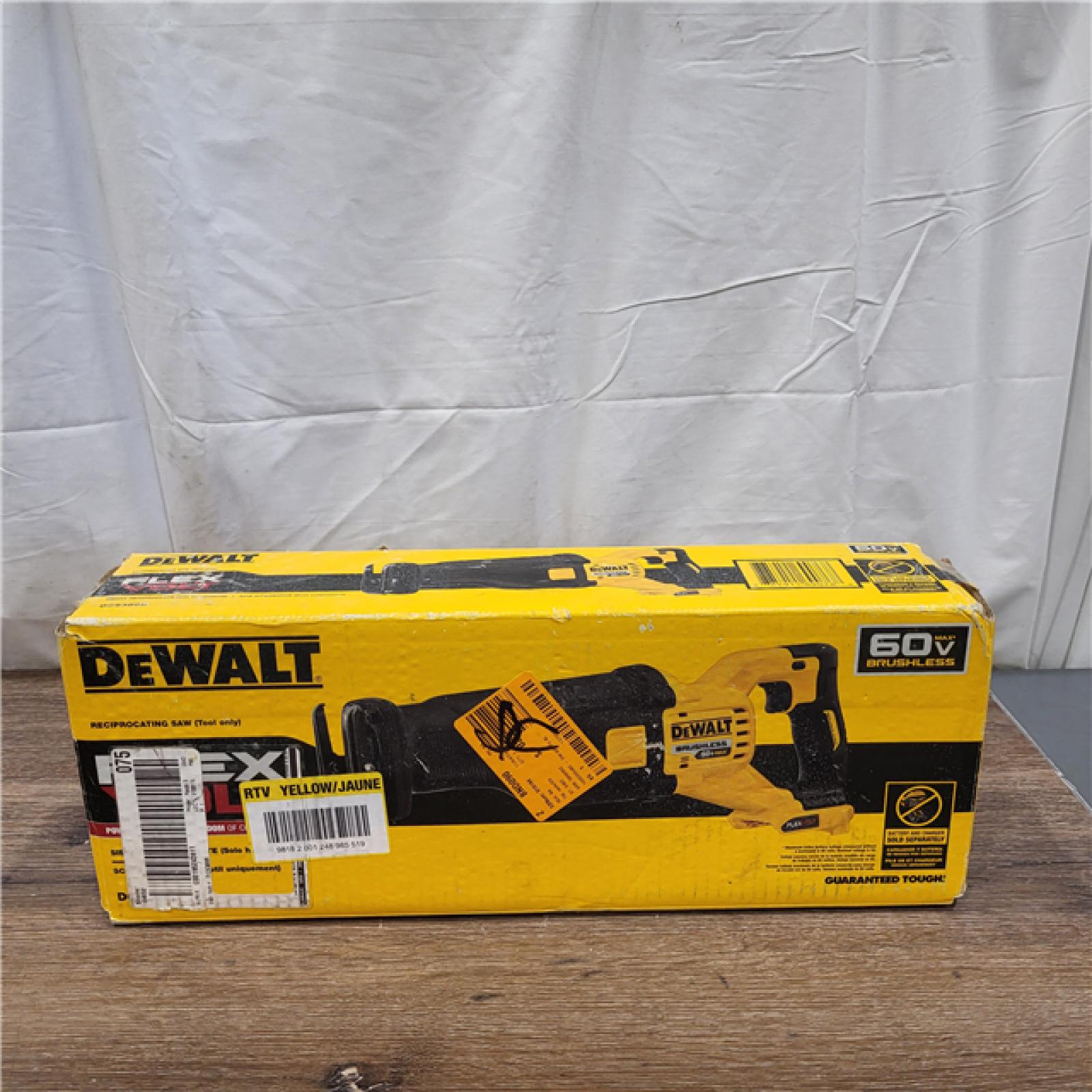 AS-IS DeWalt DCS389B FLEXVOLT 60V MAX Cordless Brushless Reciprocating Saw (Tool-Only)