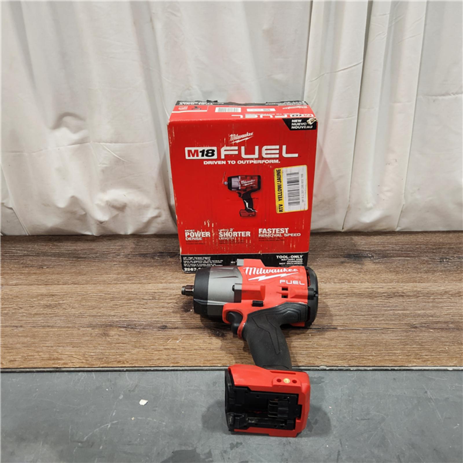 AS IS Milwaukee M18 FUEL 18V Lithium-Ion Brushless Cordless 1/2 in. Impact Wrench with Friction Ring (Tool-Only)