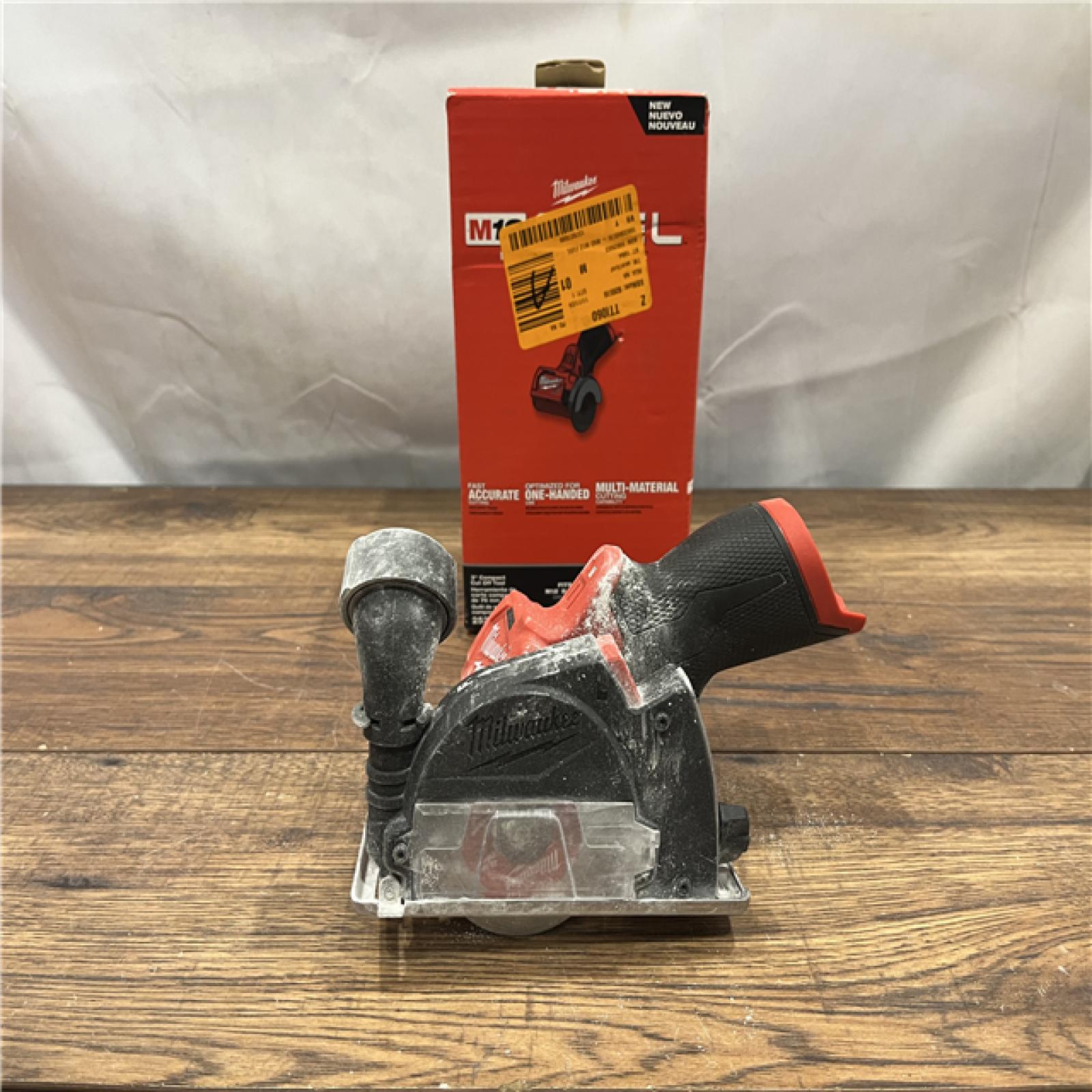 AS-IS MILWAUKEE M12 FUEL 12V Lithium-Ion Brushless Cordless 3 in. Cut Off Saw (Tool-Only)