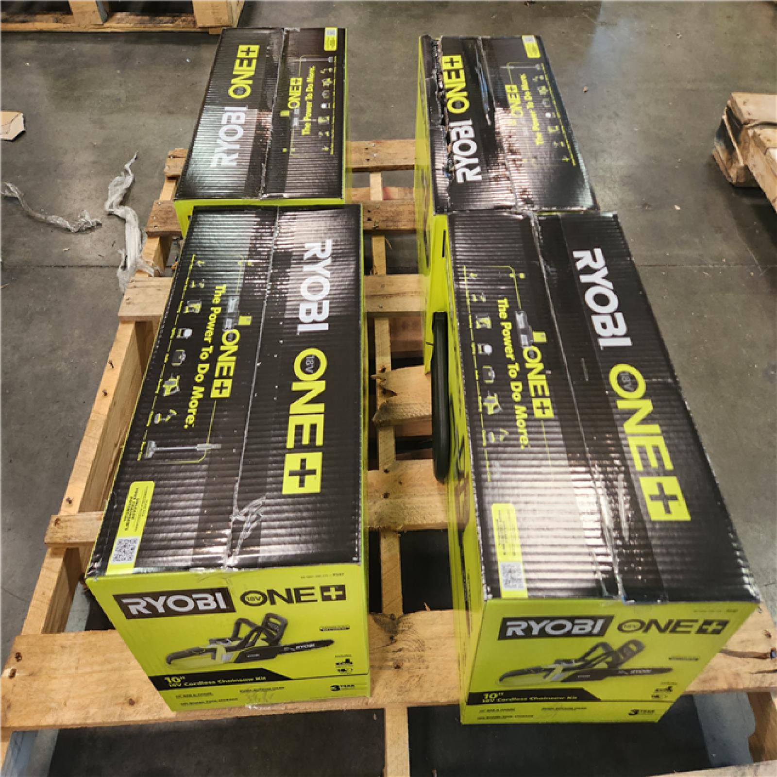 California BRAND NEW 4 Ryobi 10 18V Cordless Chainsaw Kit