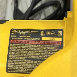 AS-IS DEWALT 15 Amp Corded 14 in. Cut-Off Chop Saw