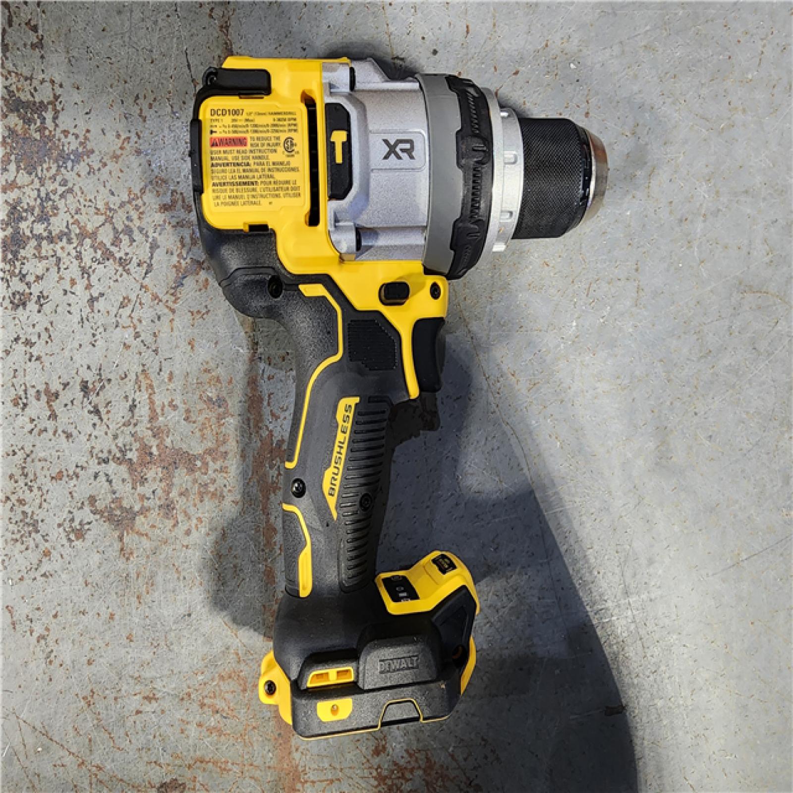 HOUSTON LOCATION - AS-IS DEWALT 20V XR Lithium-Ion Cordless Hammer Drill Kit with 8.0 Ah Battery, Charger and Kit Bag