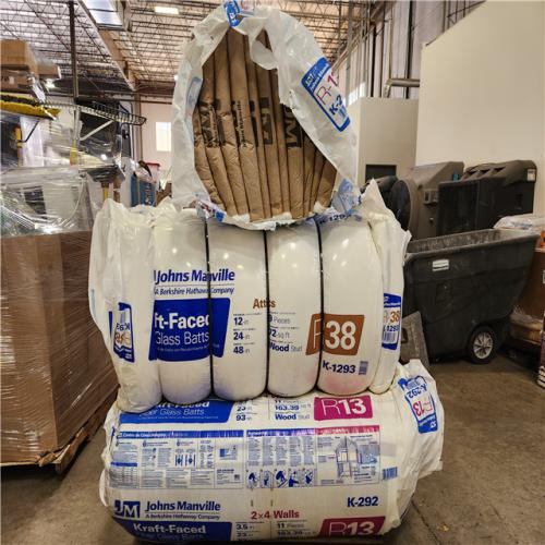 Phoenix Location Johns Manville R- 13 Wall Kraft faced Fiberglass Batt Insulation (816-sq ft 5 Bags) ( 23-in W x 93-in L)