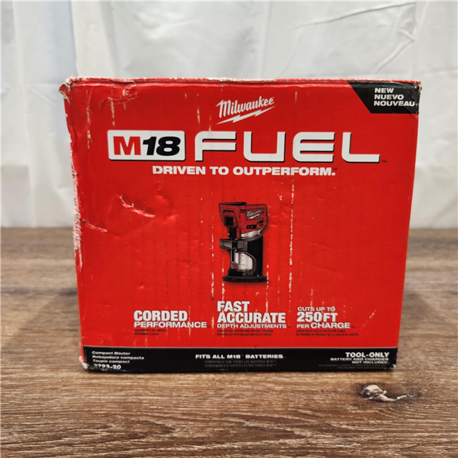 AS-IS Milwaukee M18 FUEL Compact Router Bare