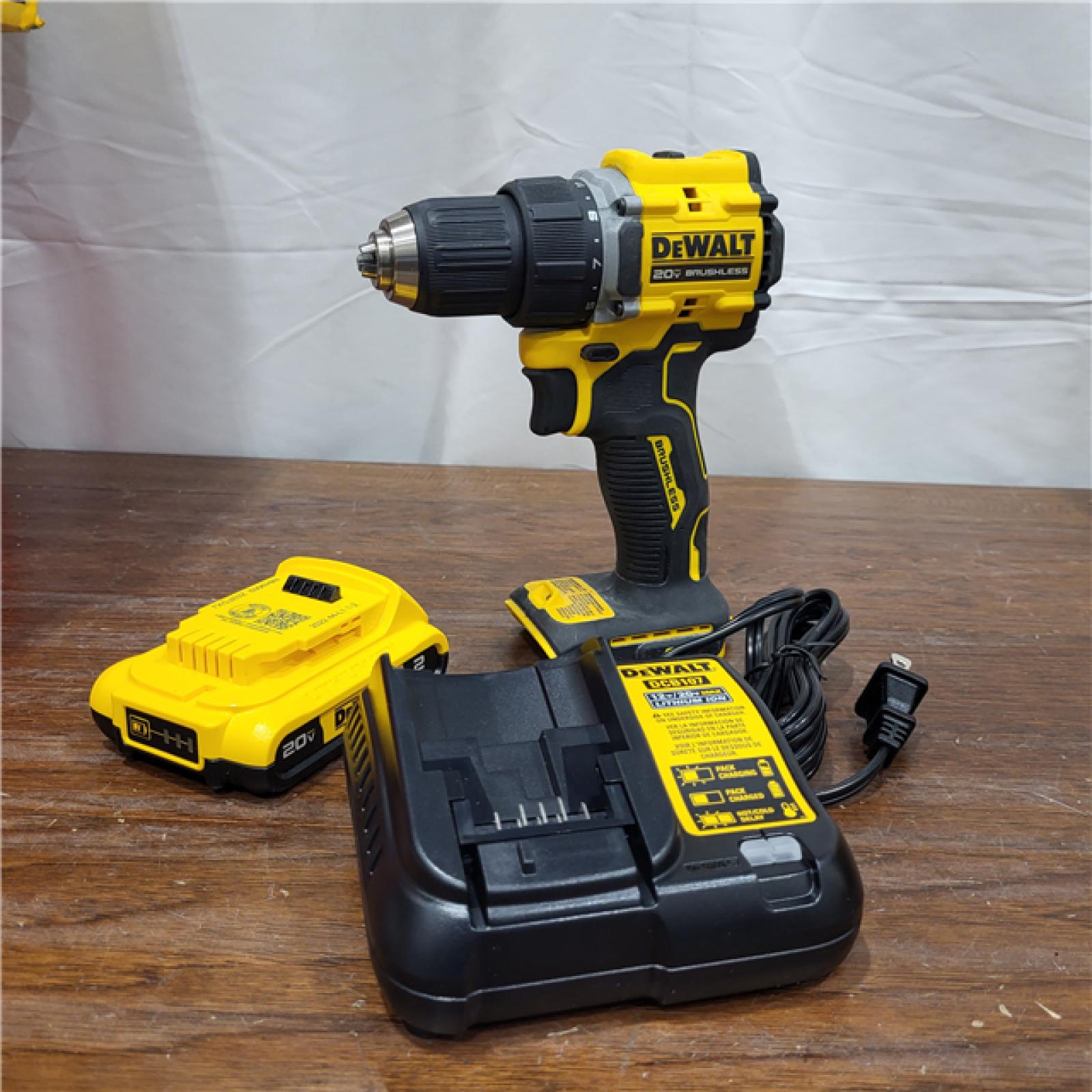 AS-IS DeWalt ATOMIC COMPACT SERIESâ„¢ 20V MAX* Brushless Cordless 1/2 in. Drill/Driver