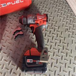 HOUSTON LOCATION - AS-IS Milwaukee 2904-22 Hammer Drill Driver Kit with Batteries  Charger & Tool Case  Red