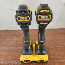 AS-IS DeWalt ATOMIC 20V MAX Brushless Cordless (2-Tool) Combo Kit