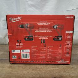 NEW! Milwaukee M18 18V Cordless Brushed 2 Tool Drill/Driver and Impact Driver Kit