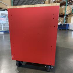 DALLAS LOCATION - Milwaukee Tool Storage 52 in. W Heavy Duty Red Mobile Workbench Cabinet