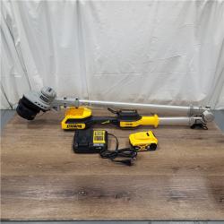 AS-IS DeWalt 20V MAX 14 in. Brushless Cordless Battery Powered Foldable String Trimmer Kit with (1) 5 Ah Battery & Charger