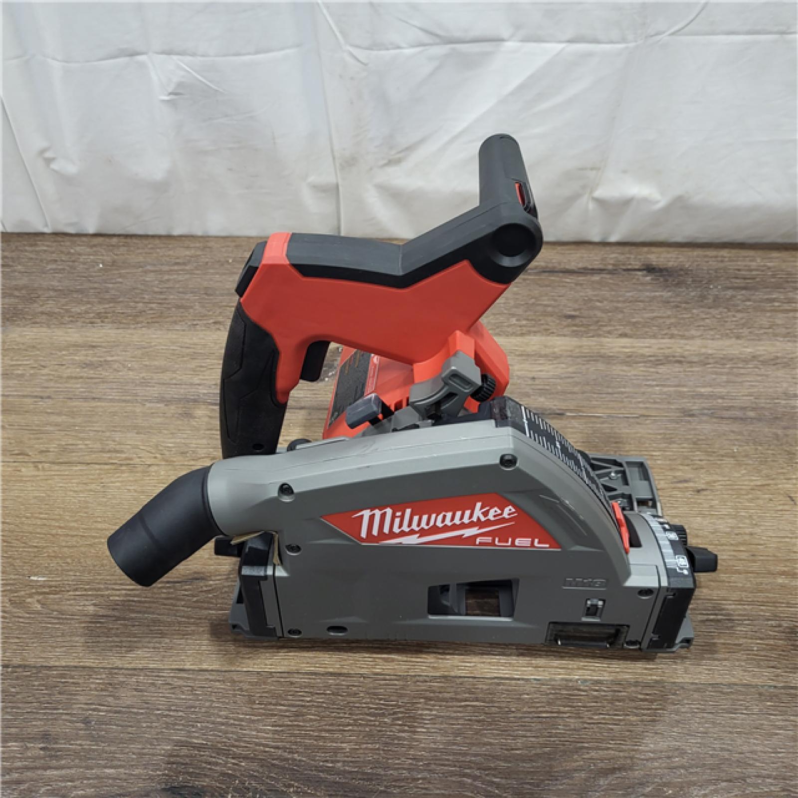 AS-IS Milwaukee M18 FUEL 18V Lithium-Ion Cordless Brushless 6-1/2 in. Plunge Cut Track Saw (Tool-Only)