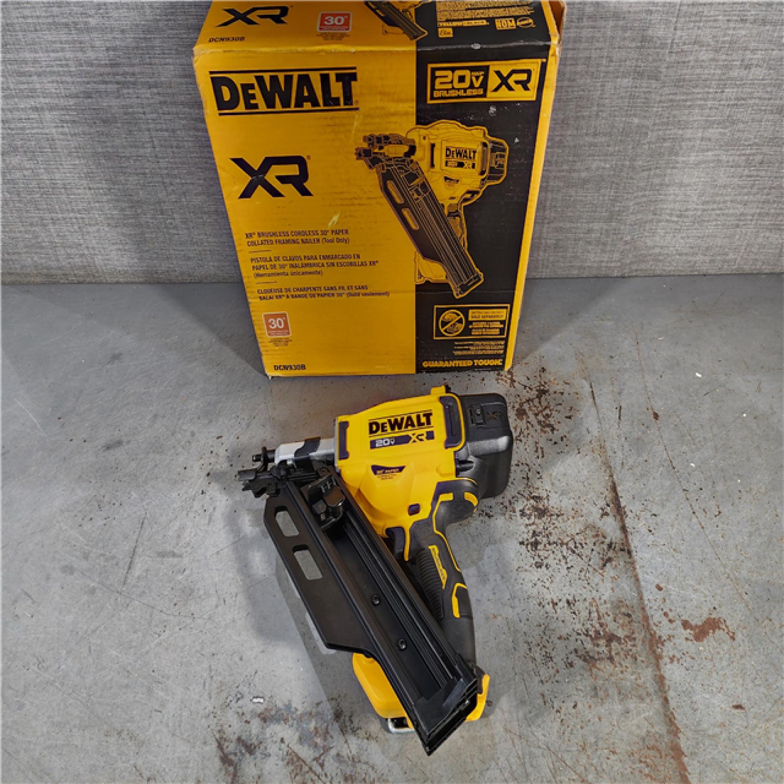 HOUSTON LOCATION - AS-IS DEWALT 20-Volt 30Â° Cordless Framing Nailer (Tool-Only)