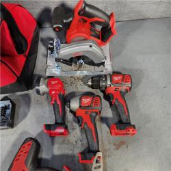 HOUSTON LOCATION - AS-IS Milwaukee 5 Tool Combo Kit W/ (2) Battery & Charger