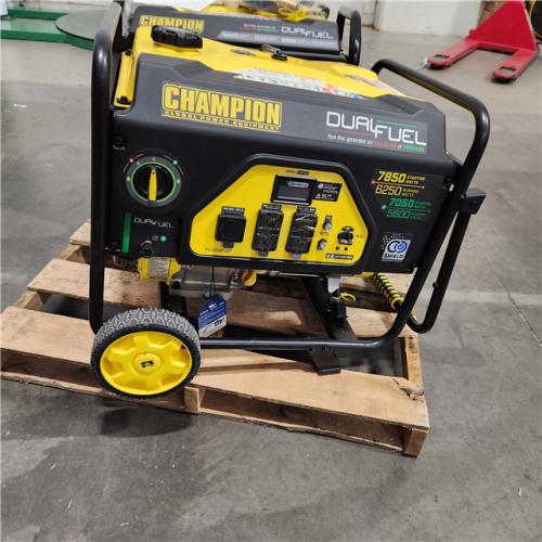 Dallas Location - As-Is Champion Power Equipment 6250W Dual Fuel Generator