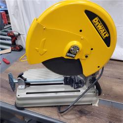 AS IS DEWALT 15 Amp Corded 14 in. Cut-Off Chop Saw