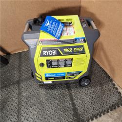 HOUSTON LOCATION - AS-IS RYOBI 2,300-Watt Recoil Start Bluetooth Super Quiet Gasoline Powered Digital Inverter Generator with CO Shutdown Sensor