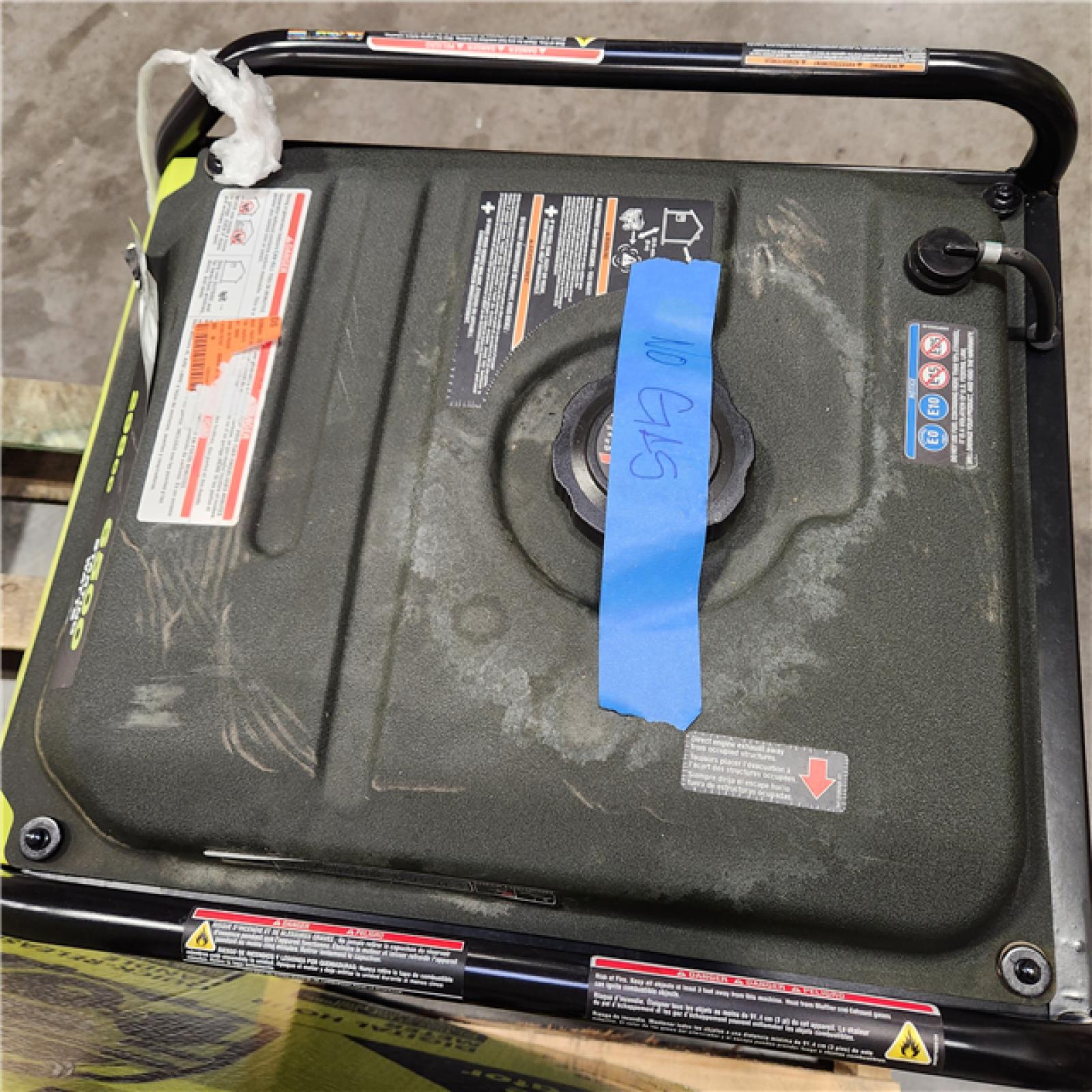 Dallas Location - As-Is Ryobi 6500/5500 gas power generator