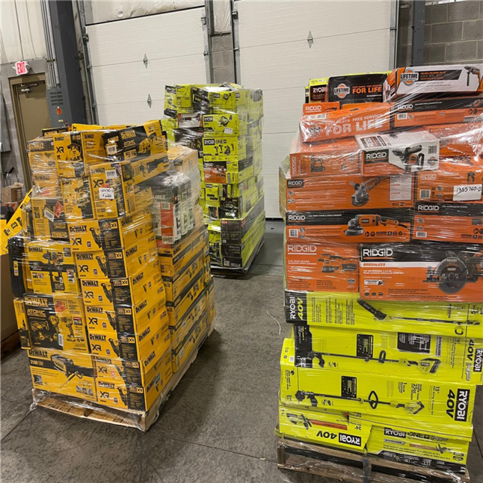 Pittston Location As-Is Power Tools Partial Truckload (6 pallets) 1355760-D